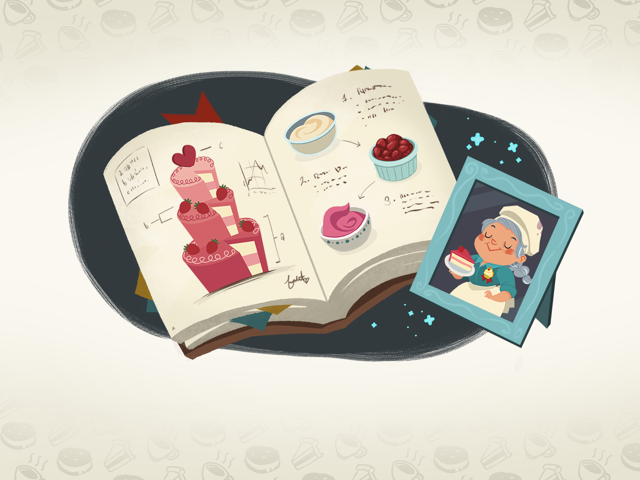 Storybook page spread