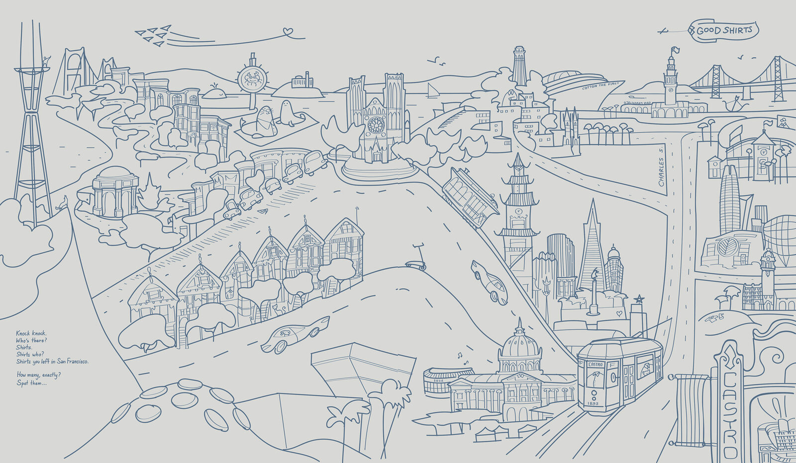 Cotton the First — Illustrated pop-up backdrop design