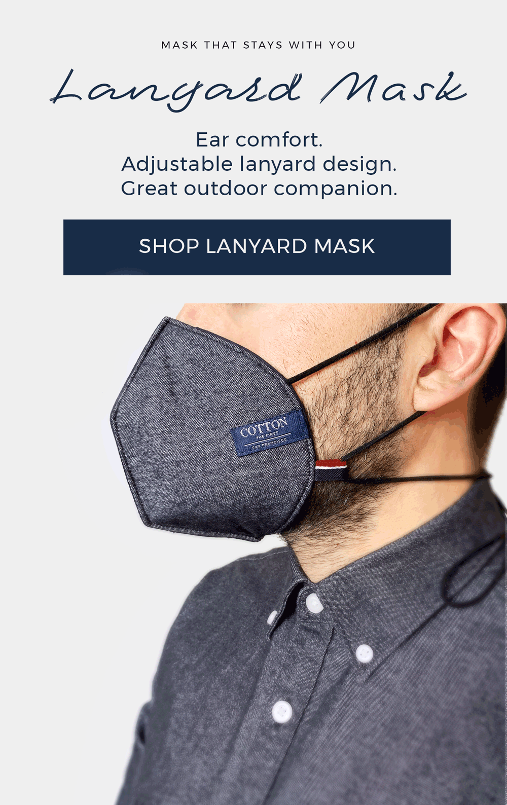Lanyard Mask promotional email — Mask That Stays With You