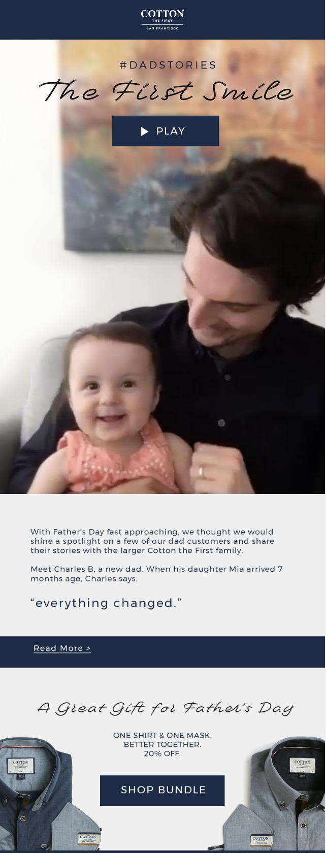 Charles B — The First Smile