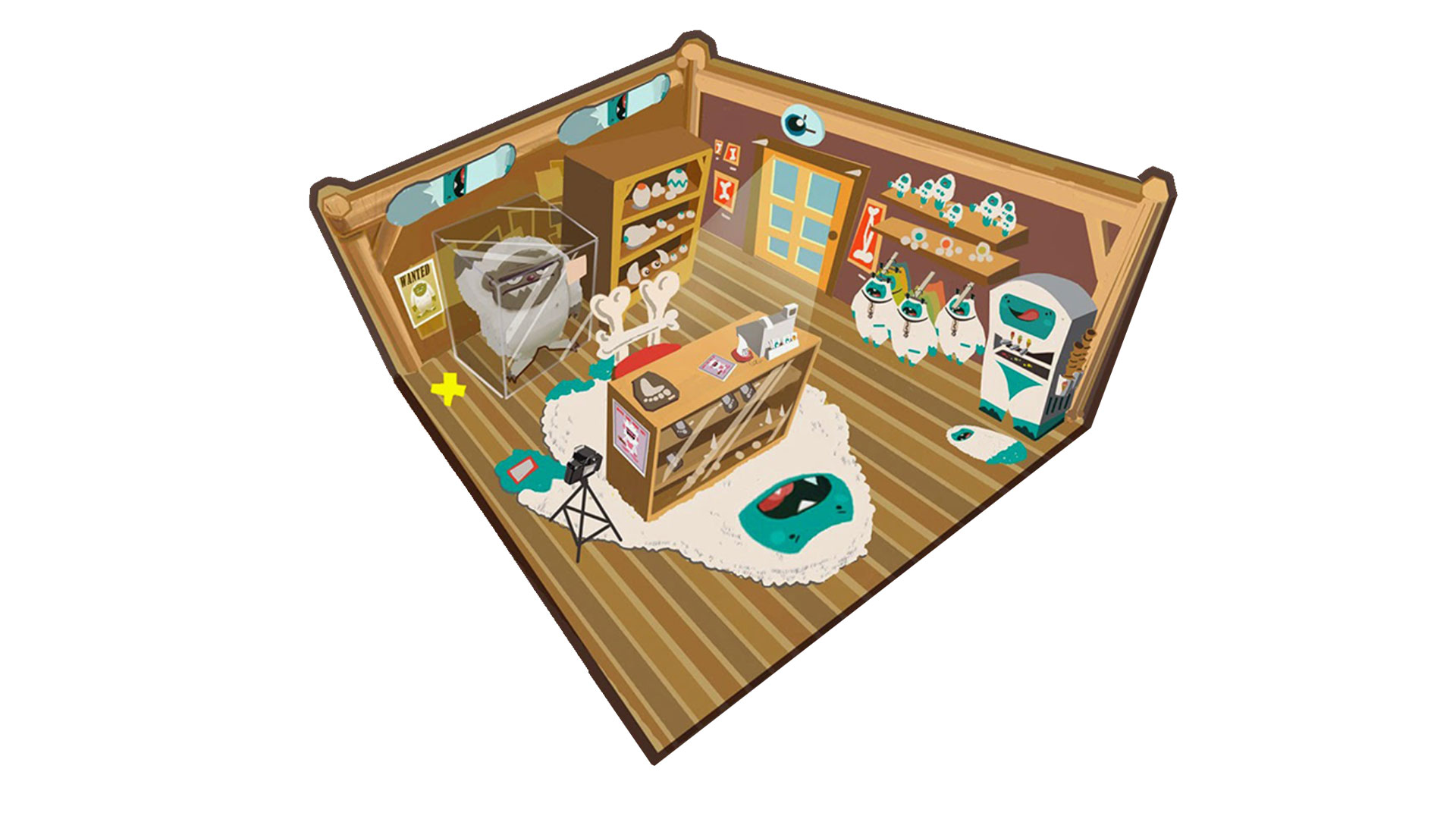 Yeti gift shop concept