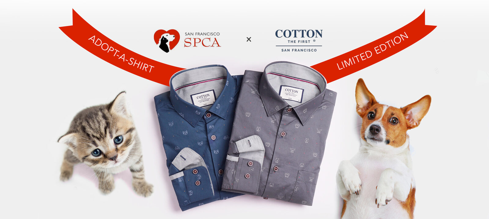 SFSPCA x Cotton the First — Adopt-a-Shirt limited edition capsule