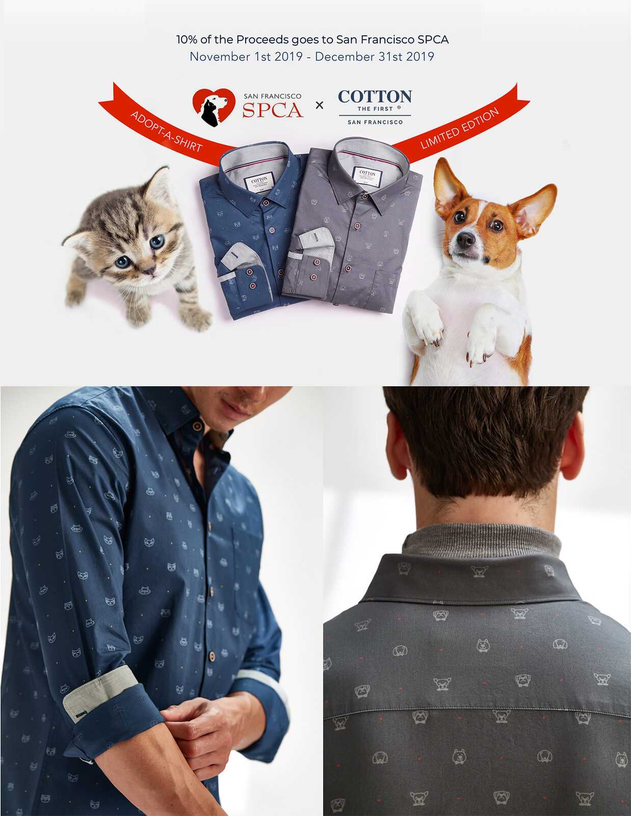 SPCA-Inspired Holiday Collection — full campaign layout
