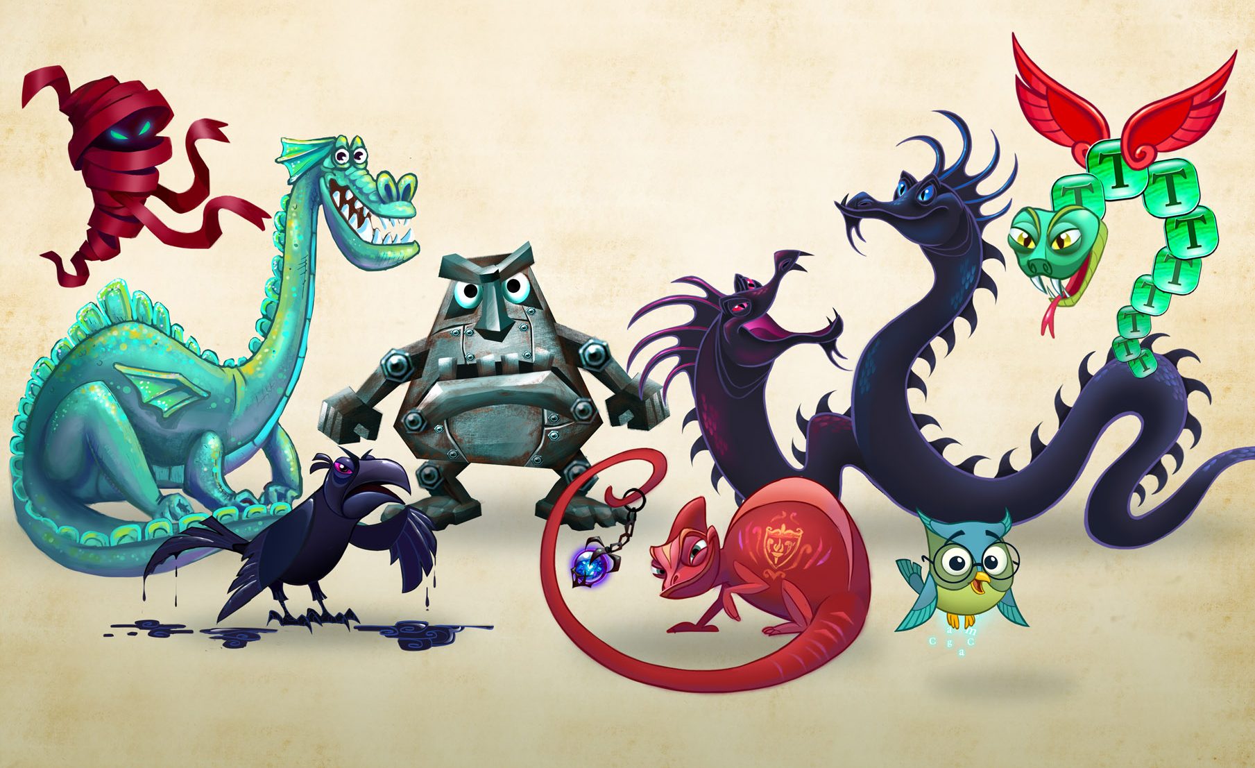 Words of Wonder characters